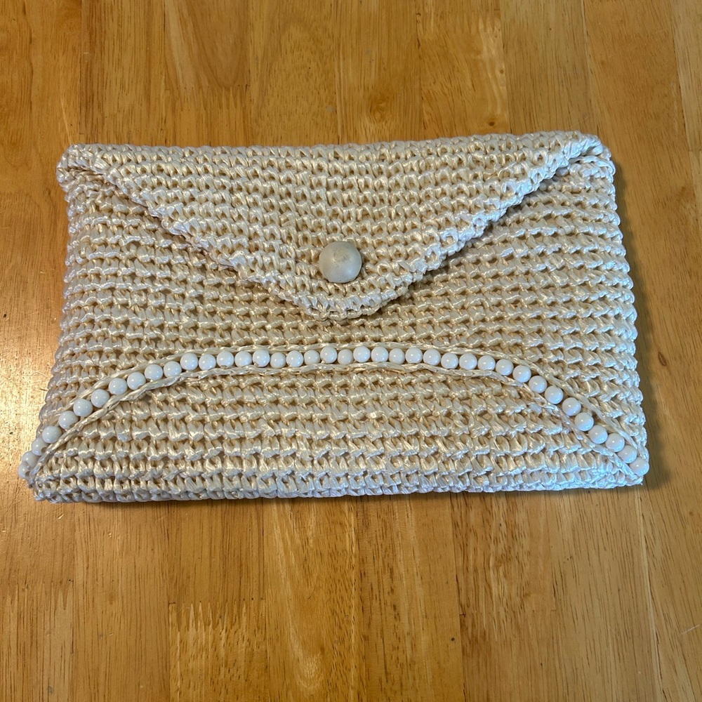 Vintage Tan Clutch